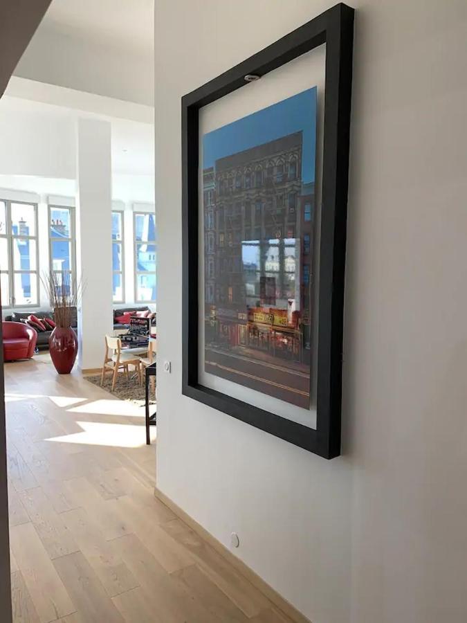 Ferienwohnung Loft Des Sacres - Vue Unique Sur La Cathedrale Reims Exterior foto